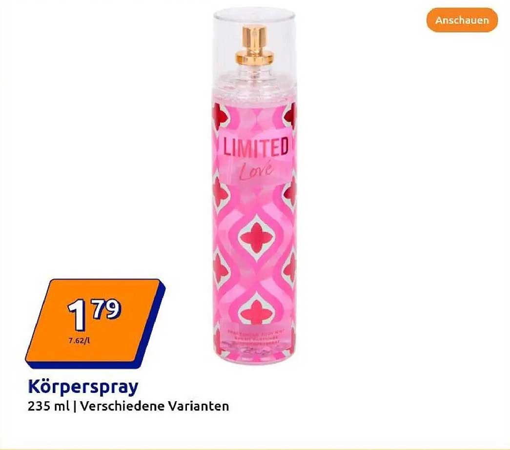 Körperspray 235 ml | Verschiedene Varianten