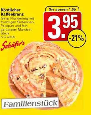 Köstlicher Kaffee-Kranz von Schäfer's