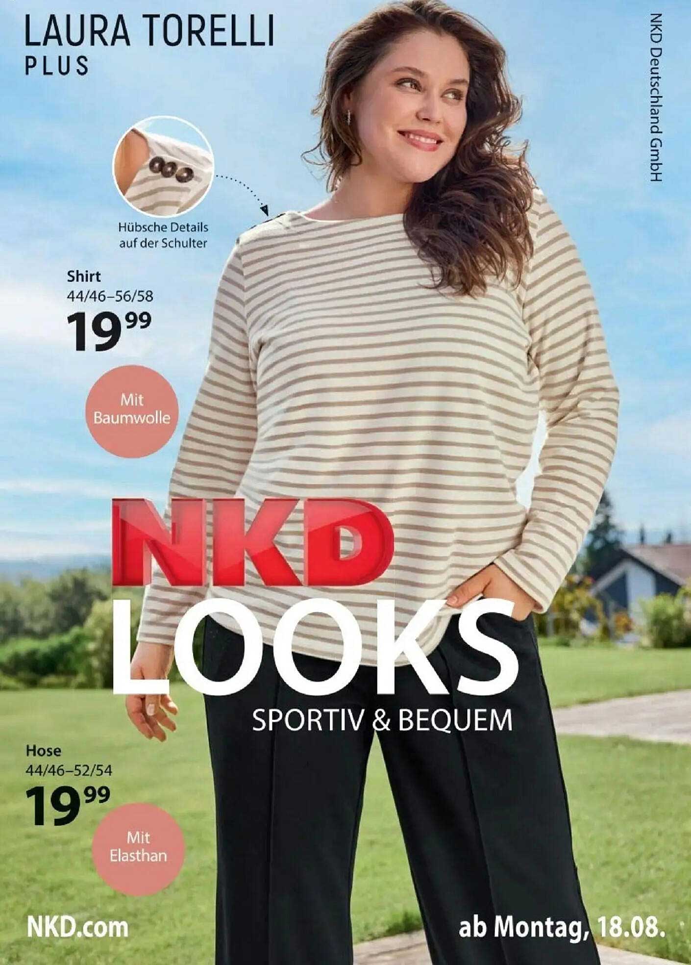 Laura Torelli Plus Shirt und Hose – Sportiv und Bequem
