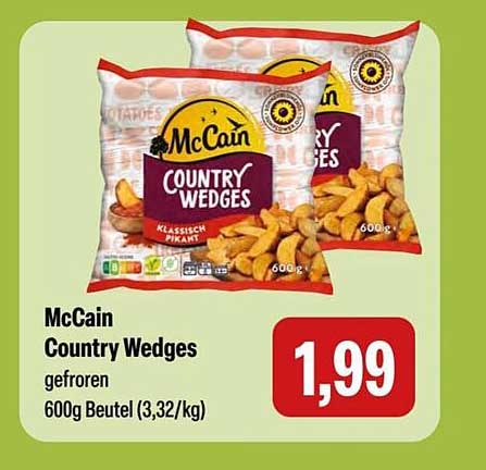 McCain Country Wedges 600g