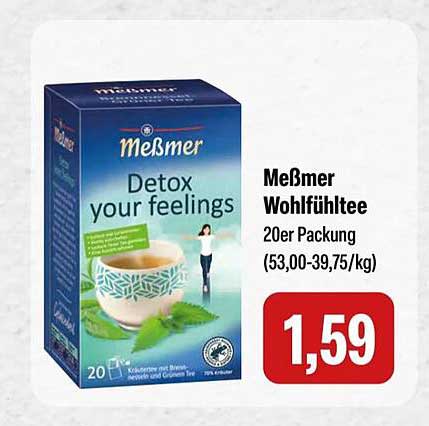Meßmer Wohlfühltee 20er Packung
