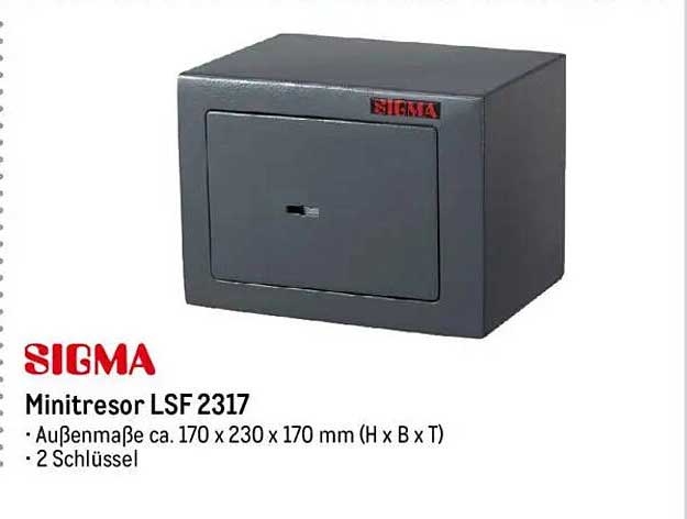 Minitresor LSF 2317 von SIGMA