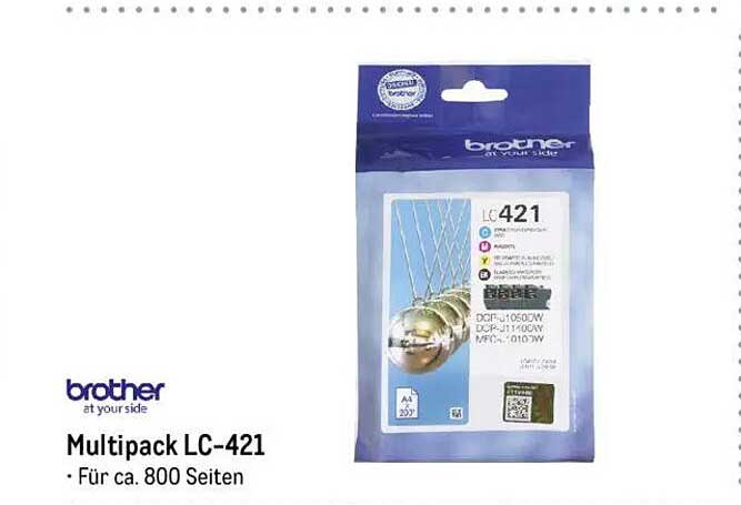 Multipack LC-421 für ca. 800 Seiten