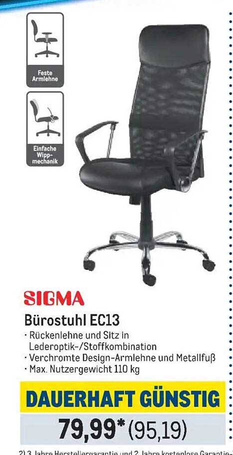 SIGMA Bürostuhl EC13