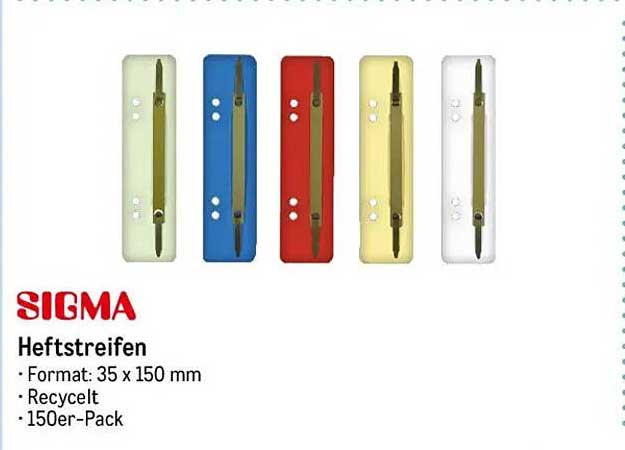 SIGMA Heftstreifen 150er-Pack