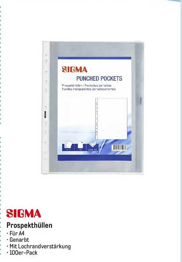 SIGMA Prospektüllen - 100er-Pack