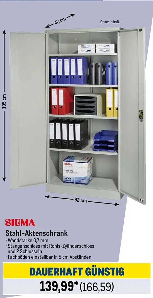 SIGMA Stahl-Aktenschrank