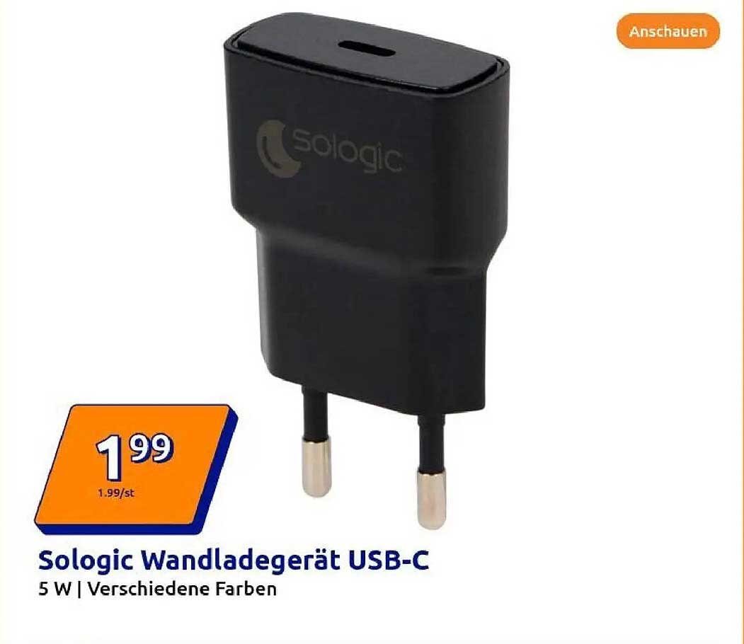 Sologic Wandladegerät USB-C
