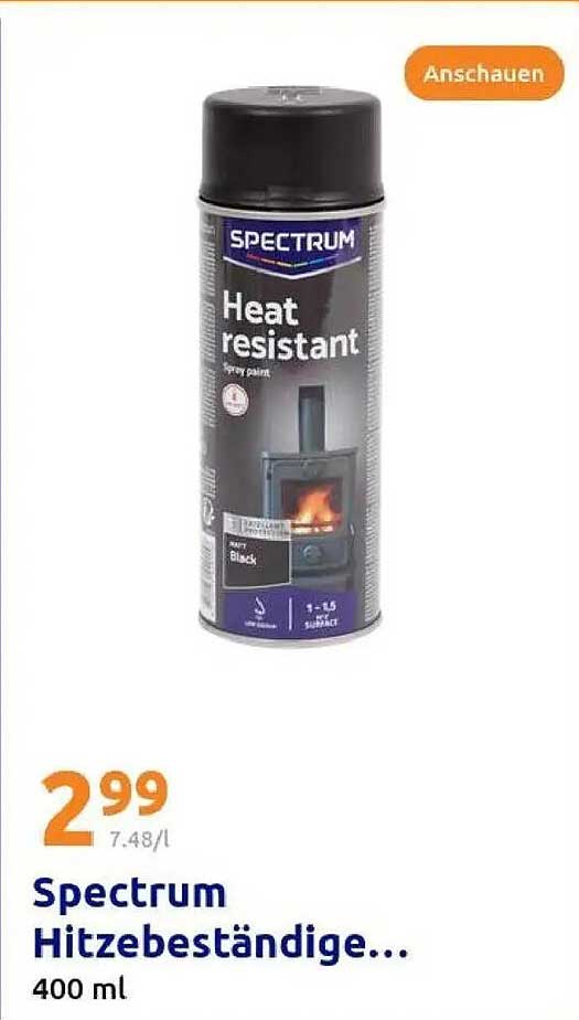 Spectrum Hitzebeständige Sprayfarbe 400 ml