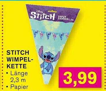STITCH WIMPELKETTE