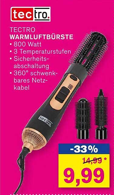 TECTRO WARMLUFTBÜRSTE