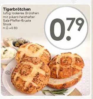 Tigerbrötchen - luftig lockeres Brötchen mit pikant-herzhafter Salz-Pfeffer-Kruste
