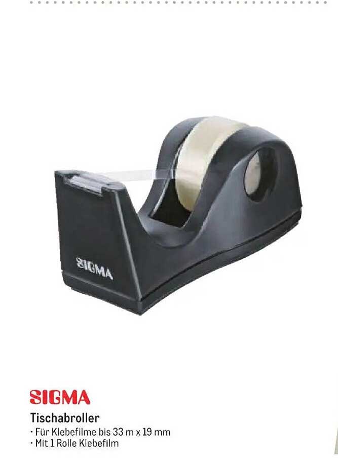 Tischabroller mit Klebefilm von SIGMA