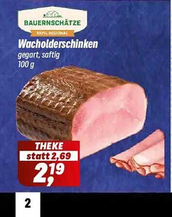 Wacholderschinken, gegart und saftig - 100 g
