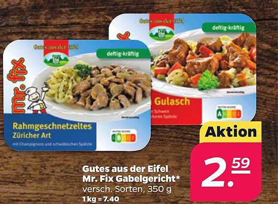 Gutes Aus Der Eifel Mr. Fix Gabelgericht* Angebot bei NETTO Gutes Aus Der Eifel Mr. Fix Gabelgericht* Angebot bei NETTO
