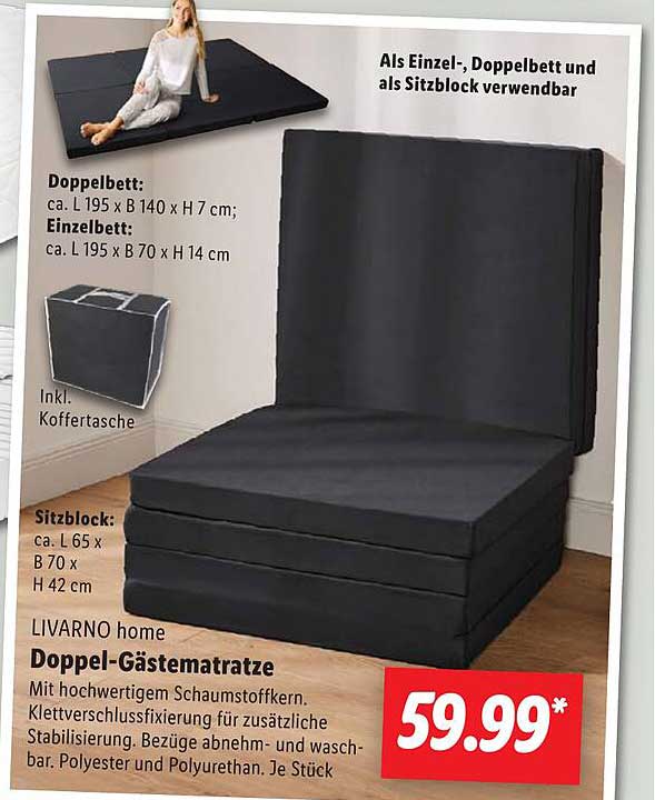 Gastematratze Klappbar Lidl