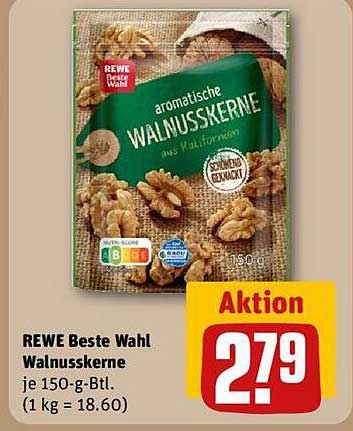 REWE Beste Wahl Walnusskerne