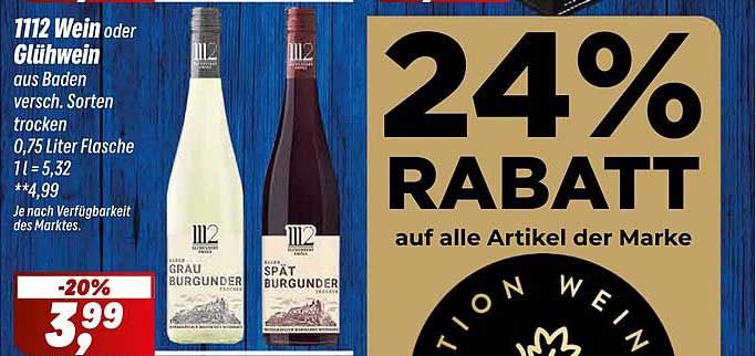 1112 Wein oder Glühwein aus Baden