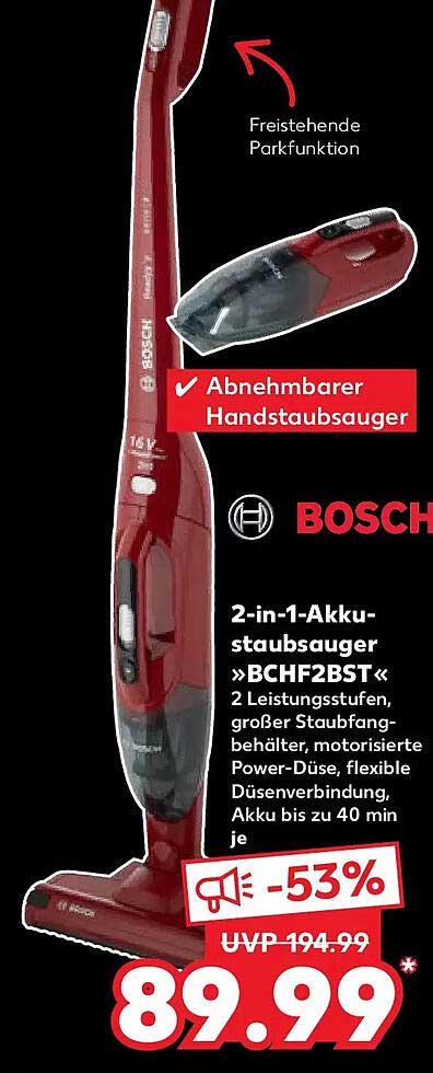 2-in-1-Akkustaubsauger »BCHF2BST«