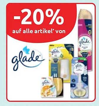 -20% auf alle Artikel von Glade