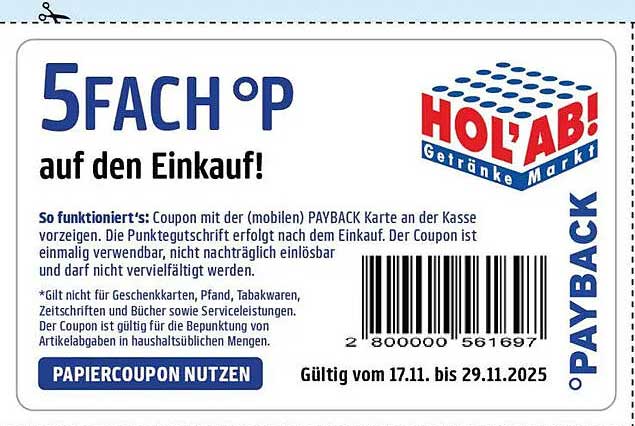 5FACH°P auf den Einkauf!
