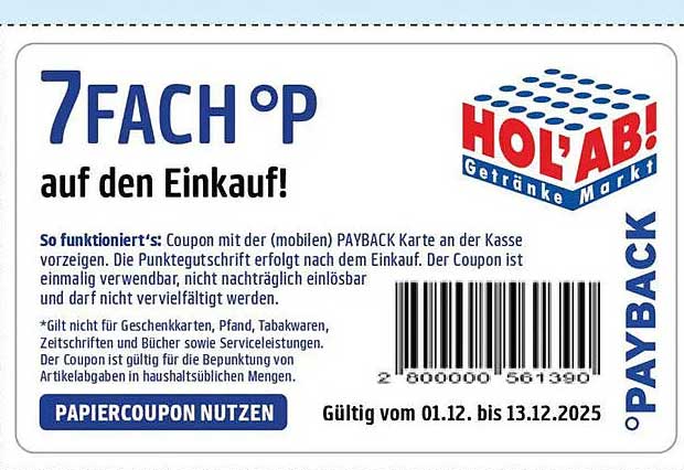 7 FACH °P auf den Einkauf!