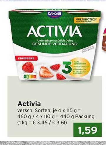 Activia Erdbeere – Unterstützt eine gesunde Verdauung