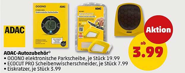 ADAC-Autozubehör: Elektronische Parkscheibe, Scheibenwischerschneider und Eiskratzer zum Vorteilspreis!