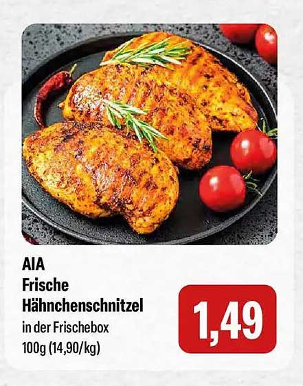 AIA Frische Hähnchenschnitzel in der Frischebox