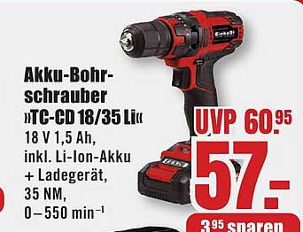 Akku-Bohrschrauber »TC-CD 18/35 Li«