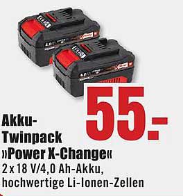 Akku-Twinpack "Power X-Change"