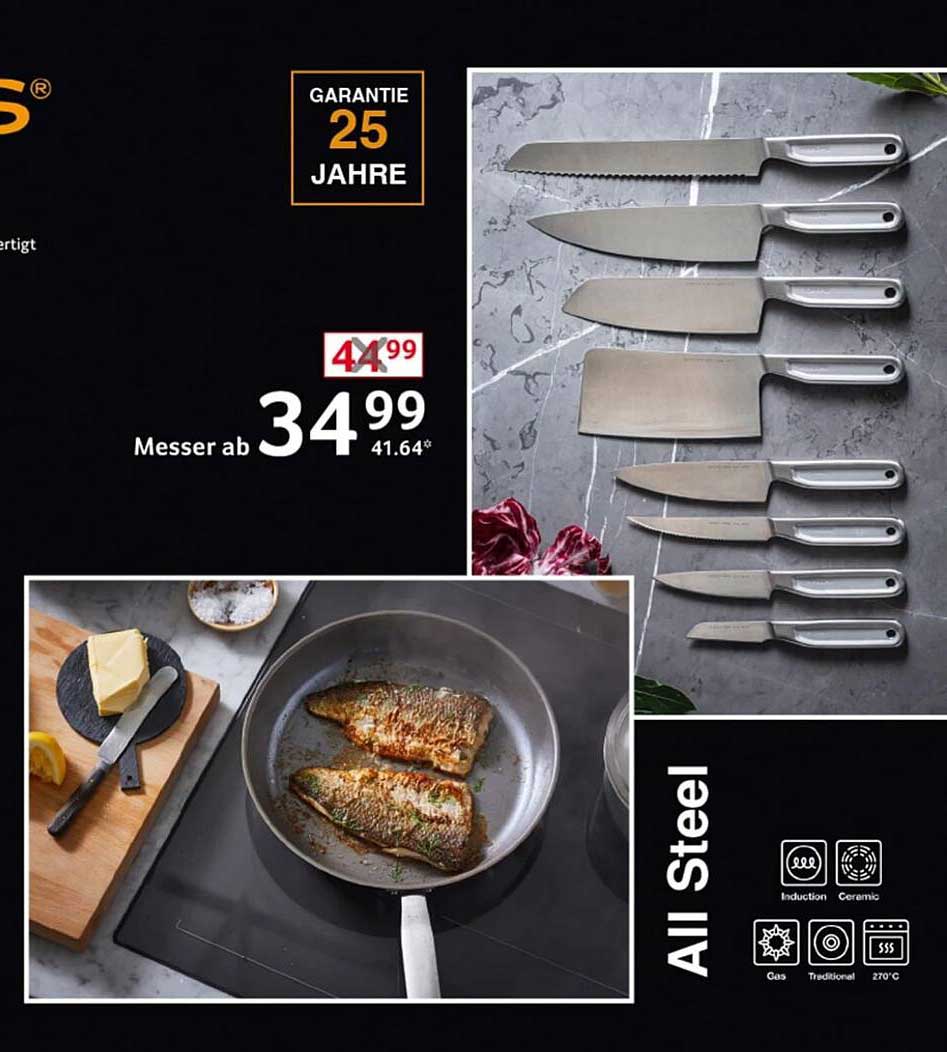 All Steel Messer-Set - Ab 34,99 €