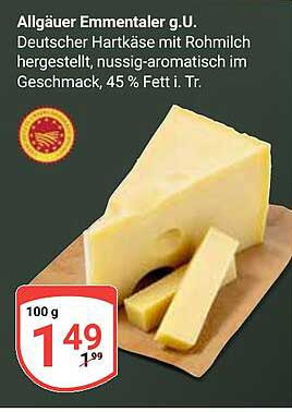 Allgäuer Emmentaler g.U.