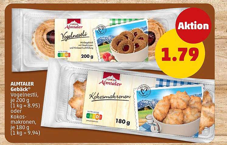 ALMTALER Gebäck - Vogelnestli oder Kokosmakronen