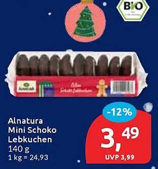 Alnatura Mini Schoko Lebkuchen 140 g