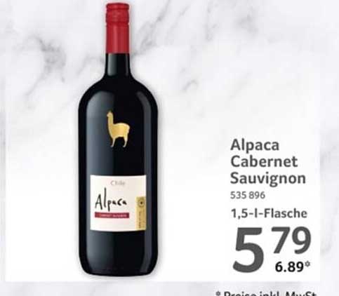 Alpaca Cabernet Sauvignon 1,5-Liter-Flasche