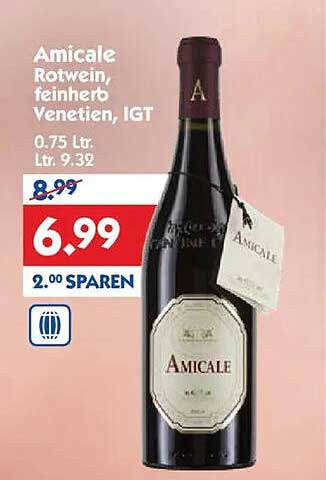 Amicale Rotwein, feinherb, Venetien, IGT
