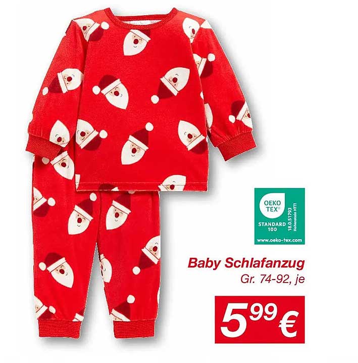 Baby Schlafanzug Gr. 74-92, je