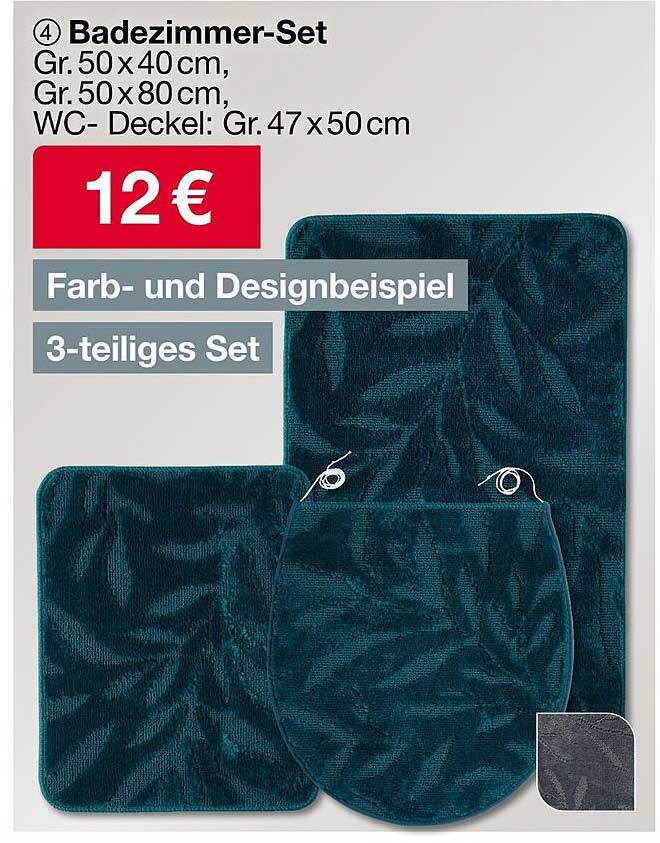 Badezimmer-Set 3-teilig – Eleganz für Ihr Bad