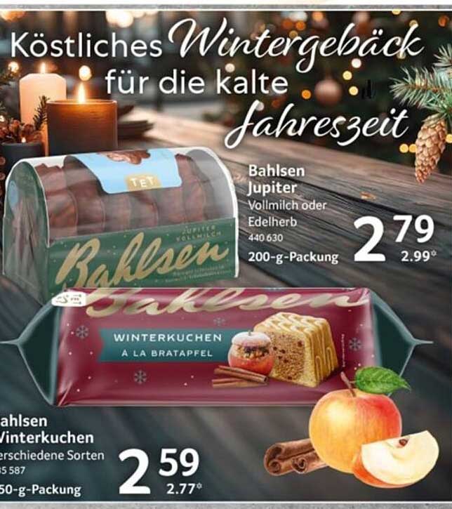 Bahlsen Jupiter und Winterkuchen – Köstliches Wintergebäck