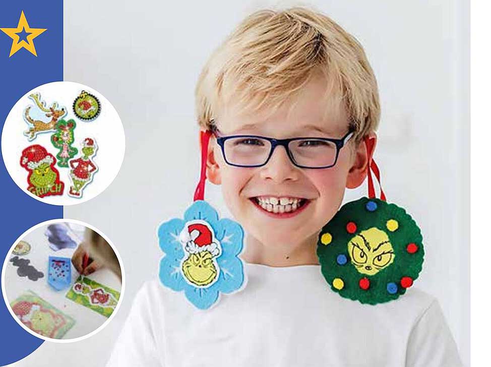 Bastelset Grinch Weihnachtsdeko