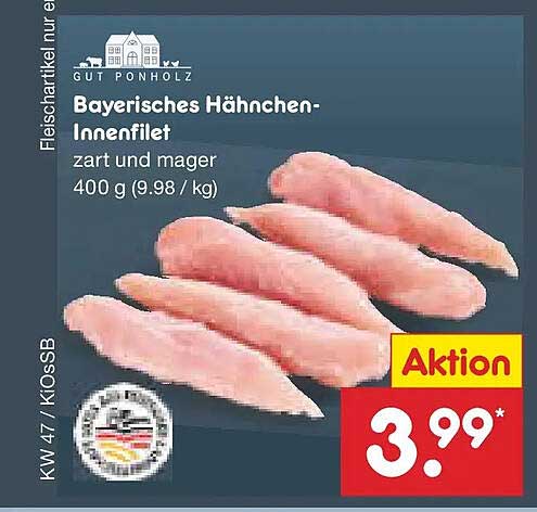 Bayerisches Hähnchen-Innenfilet