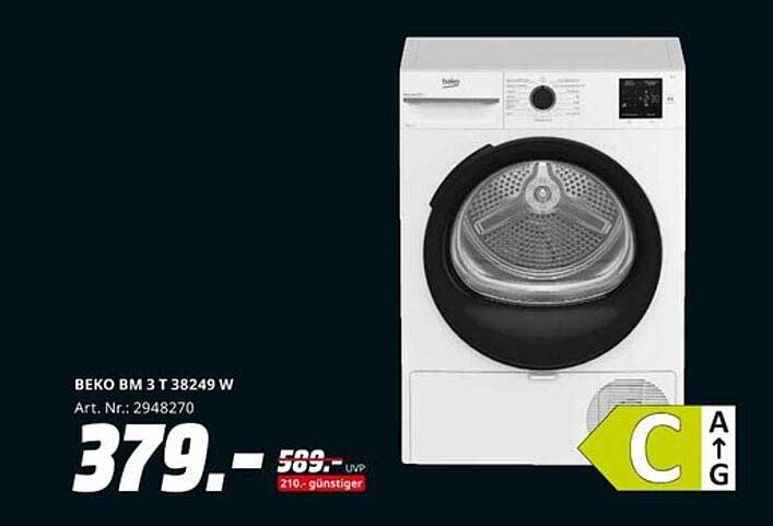 BEKO BM 3 T 38249 W - Wäschetrockner