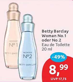 Betty Barclay Woman No.1 oder No.2 Eau de Toilette 20 ml