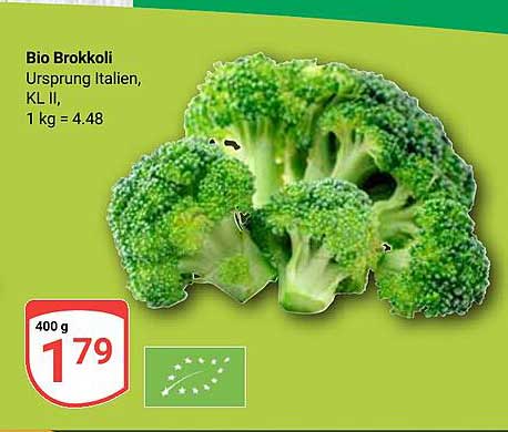 Bio Brokkoli 400 g - Ursprung Italien, KL II