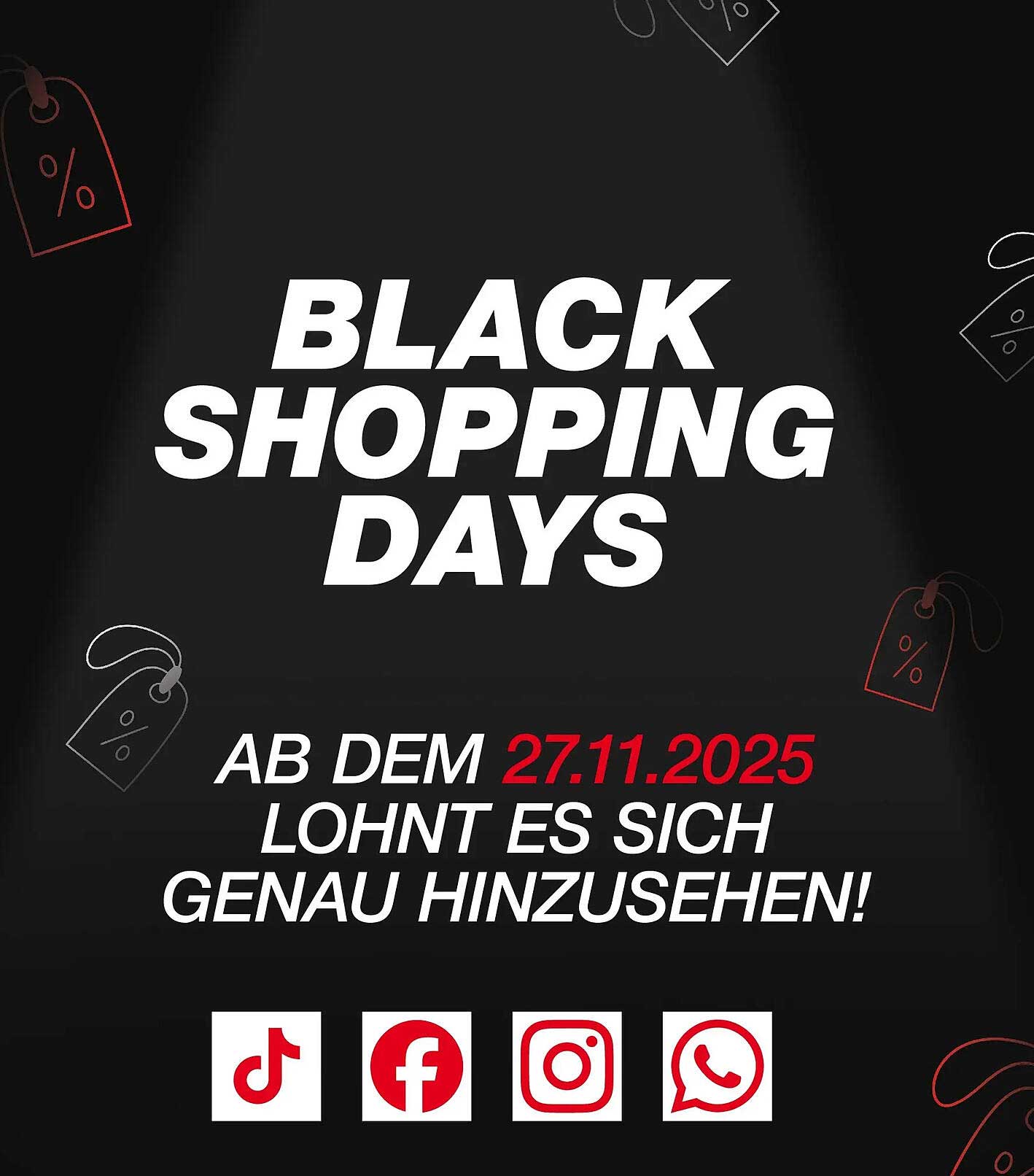 BLACK SHOPPING DAYS - Schnäppchen-Alarm bei KiK!