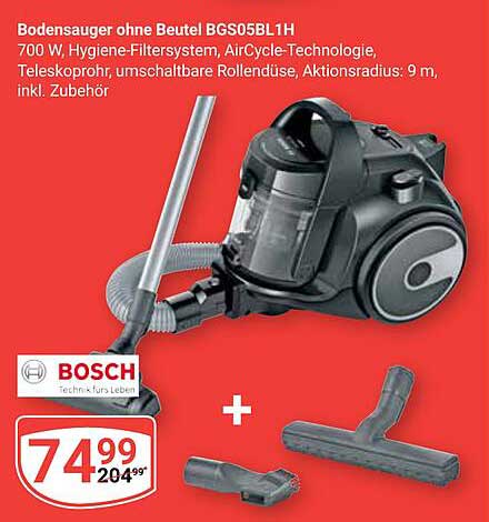 Bodensauger ohne Beutel BGS05BL1H - Bosch