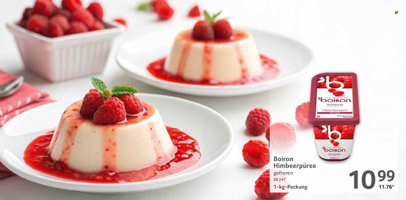 Boiron Himbeerpüree gefroren 1-kg-Packung