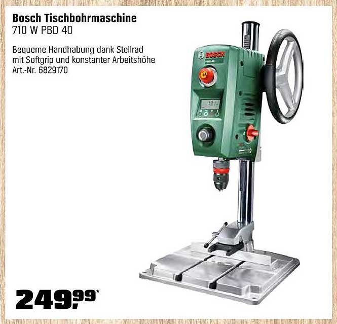 Bosch Tischbohrmaschine 710 W PBD 40