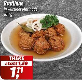 Bratlinge in würziger Marinade 100 g